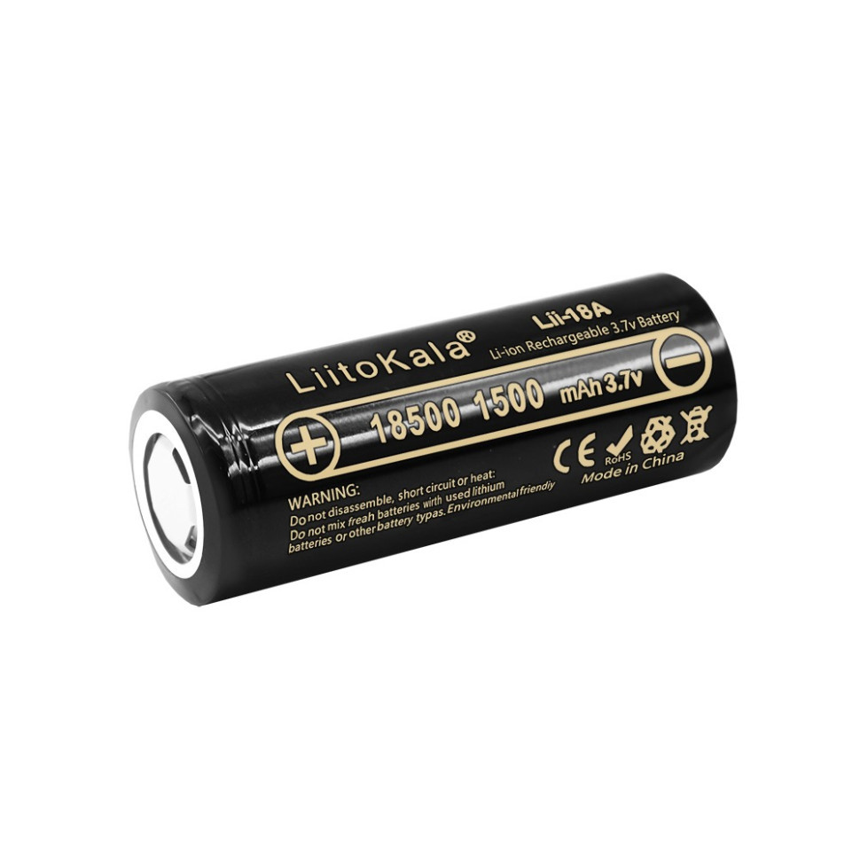 Акумулятор LiitoKala Lii-18A-N 18500 1500mah battery Київ - фото 1
