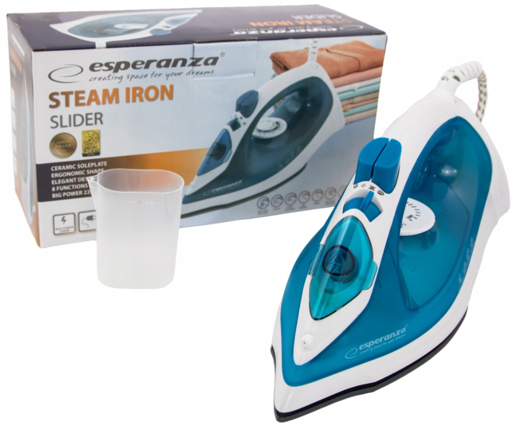 Парова праска Esperanza Slider 2200 ВТ  (Польща) Київ - фото 8