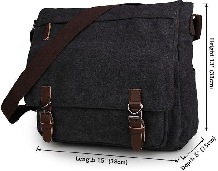 Сумка мужская Vintage 14587 Серая Киев - изображение 8