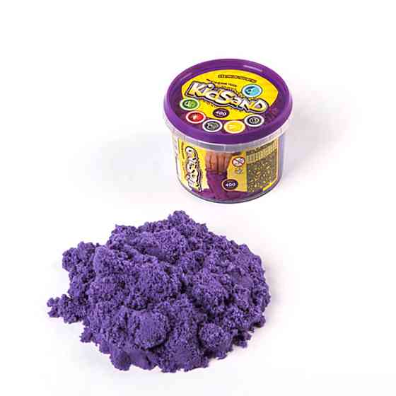 Набір креативної творчості "Кінетичний пісок "KidSand" KS-01-06, 400 гр Фіолетовий Вінниця