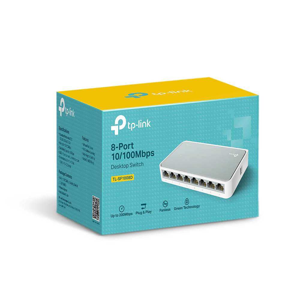Комутатор TP-Link TL-SF1008D 8-портовий некерований Київ - фото 5