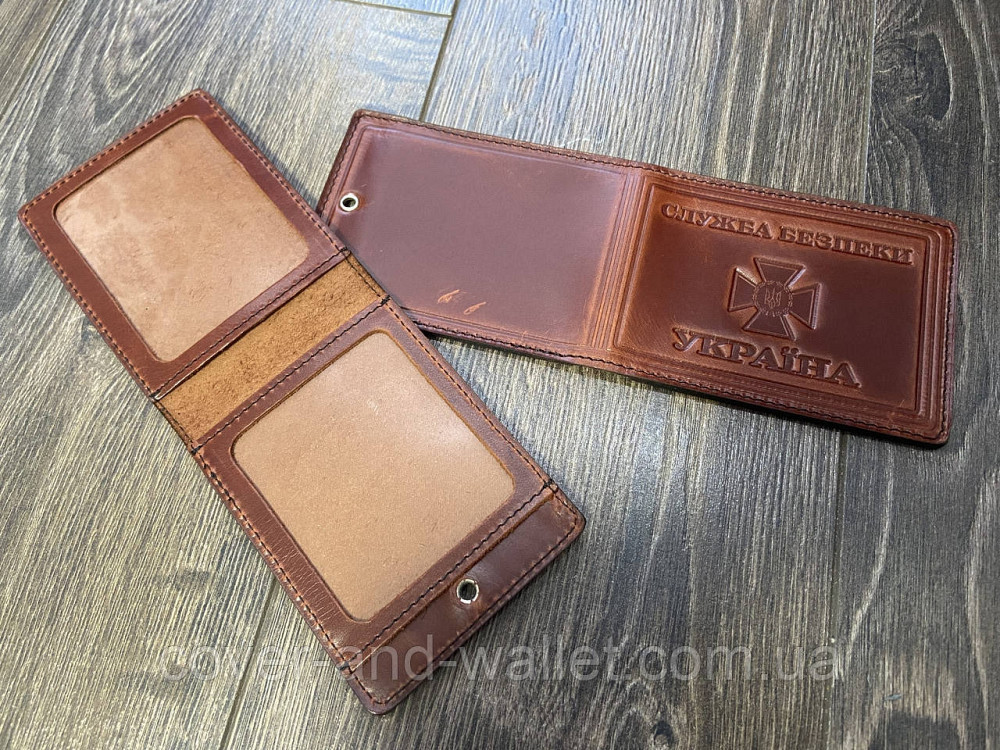 Обложка кожаная на удостоверение 