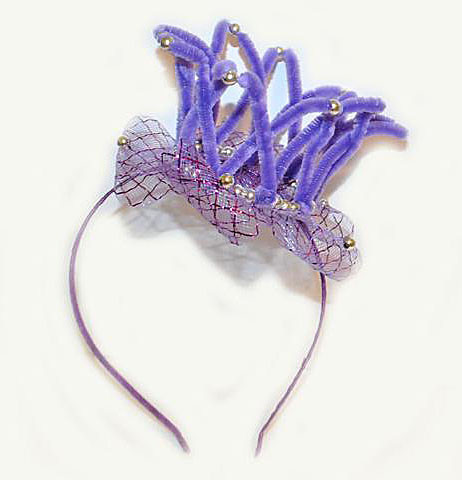 Обруч Корона детский фиолетовый Киев - изображение 1