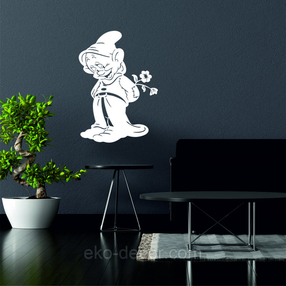 Декоративное настенное Панно «Гномик», Декор на стену 90*63 см Киев - изображение 3