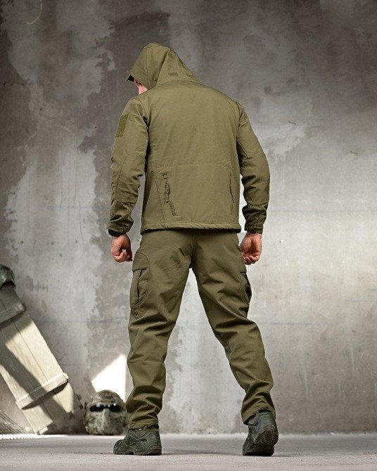 Тактический костюм  софтшел softshell  олива  ВТ7949 Одесса - изображение 3