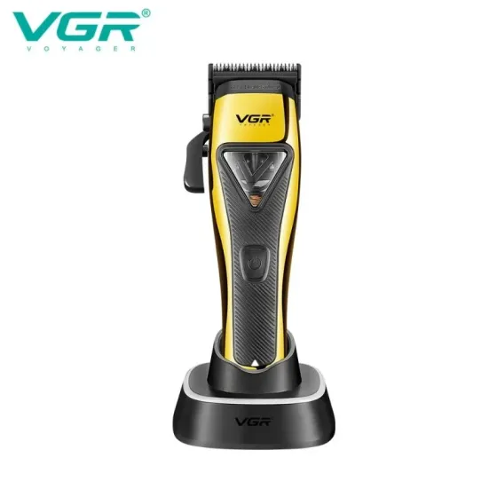Набір для стрижки 3в1 VGR V-642 Gold: машинка, тример, шейвер IPX6, 4 швидкості, до 250 хв, LED, USB та метал Одеса