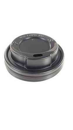 Кришка під склянку паперовий Ф80 (гар) чорна Дніпро (на 340 мл і 300 мл) (50 шт.) Харків