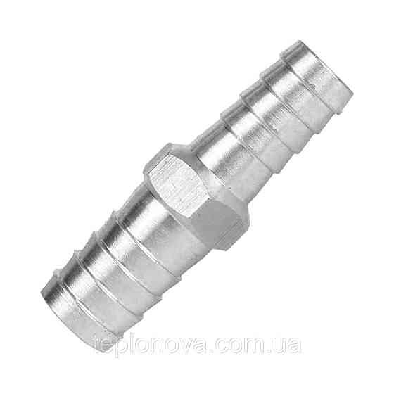 Трубка соединительная прямая редукционная никелированная 25мм х 20мм штампованная А05319А(нк) VA Черновцы