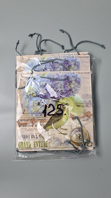 Пакет бумажный подарочный квадратный 23*24*10(артKV-125) (12 шт) Харьков - изображение 2