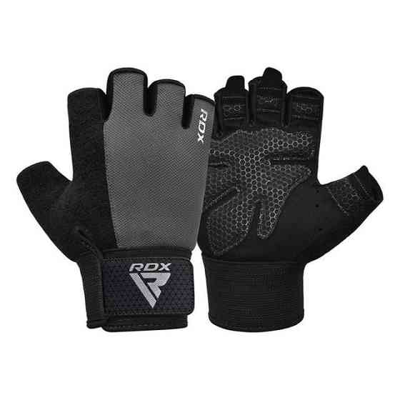 Рукавички для фітнесу RDX W1 Half Gray Plus S Каменское
