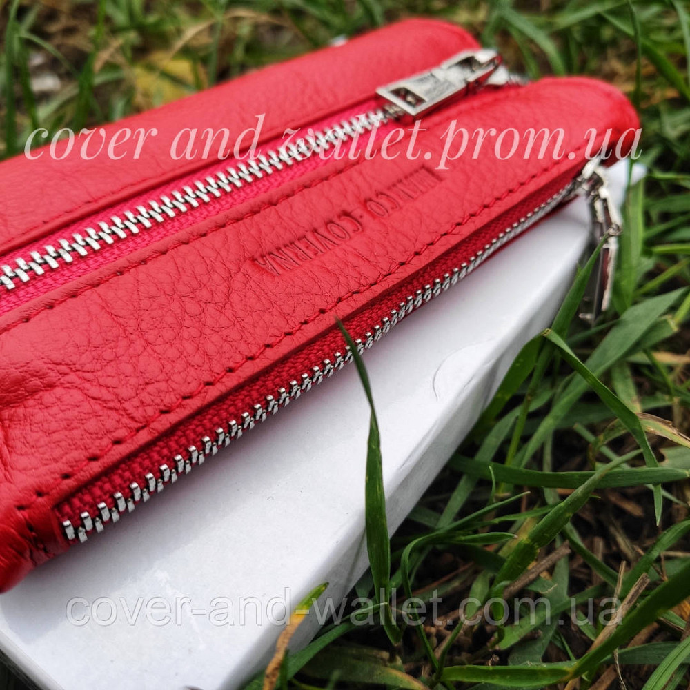 Красная женская ключница с карабинами под каждый ключ Marco Coverna (MC 017-2) Киев - изображение 4