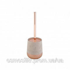 Гарнітур для туалета Конкрит  з бетону сірий декор рожеве золото Киев - изображение 1