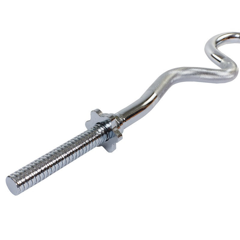 Гриф Z-подібний 1.2 м з діаметром 28 мм хромований Київ - фото 4