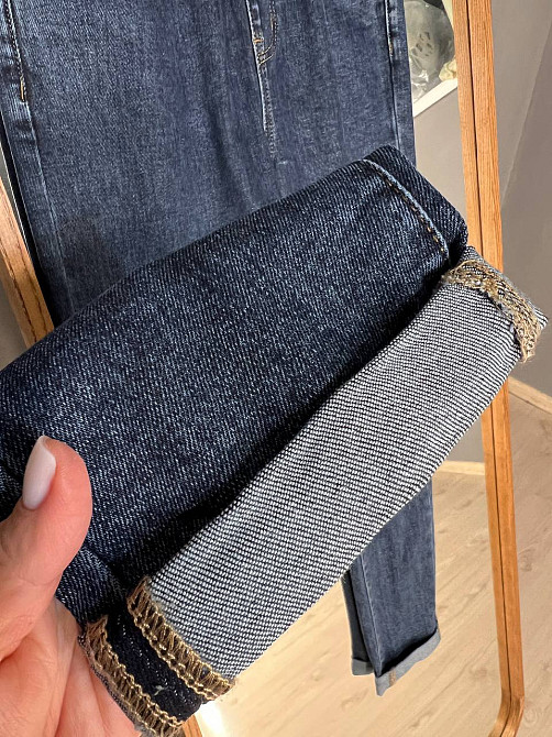 Джинсы женские Vanver 8003-8026 MOM jeans с резинкой на талии увеличенные размеры стрейчевые высокая Одесса - изображение 7