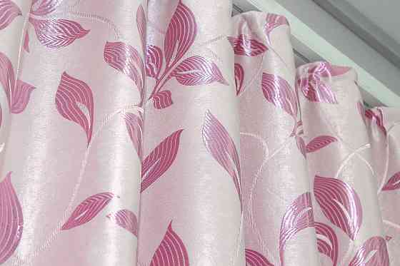 Комплект готових штор VR-Textil Софт № 1158ш Рожевий 150х275 см 2шт (30-972) Київ