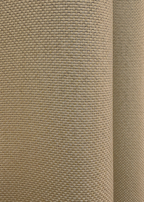 Комплект коротких штор VR-Textil Лен-блэкаут Лен Мешковина № 292ш Бежевый 130х170см 2 шт (35-0275) Киев - изображение 7