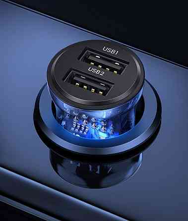 Автомобильное зарядное устройство Usams 15W Двойное USB Киев