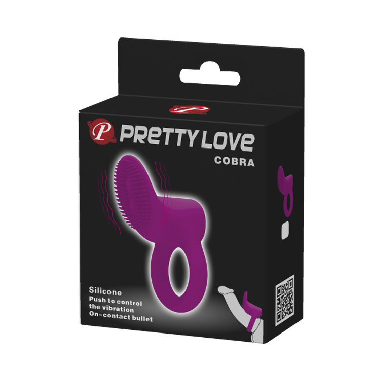 Ерекційне кільце - Pretty Love Cobra Penis Ring Purple Sex Aura Київ - фото 2