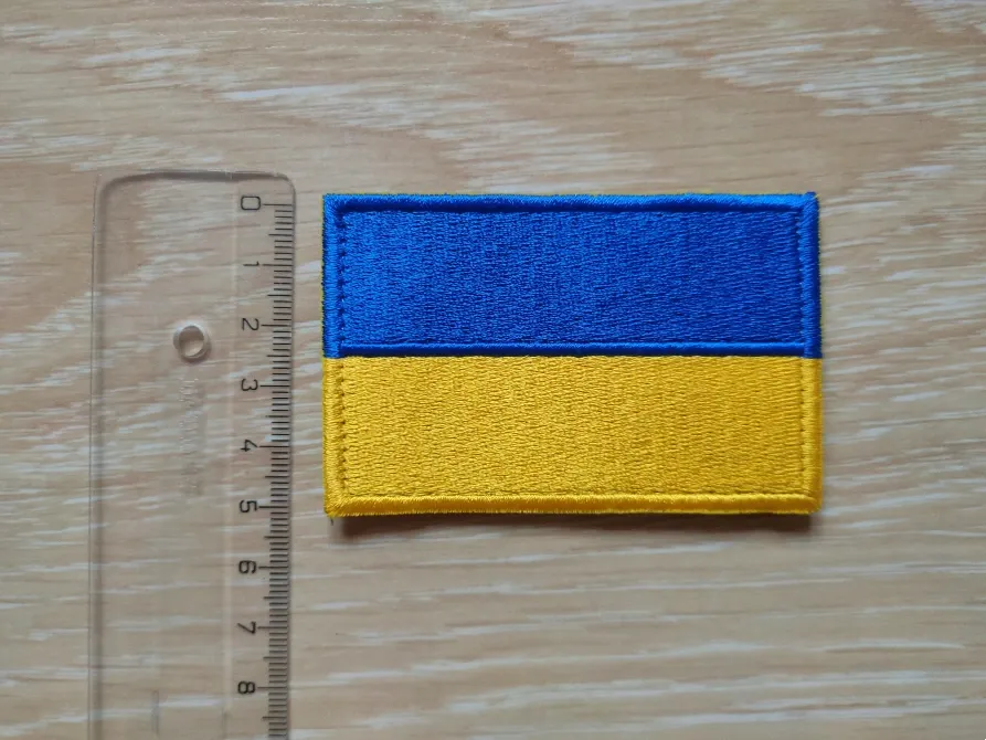 Нашивка на одежду Флаг Украины на липучке Киев - изображение 3