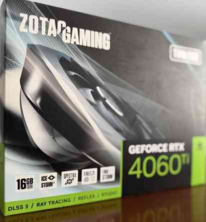 Видеокарта Нові Zotac Rtx 4060ti 16 gb Киев