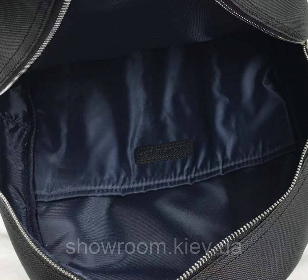 Чоловічий рюкзак Lacoste (2044) black Київ - фото 3