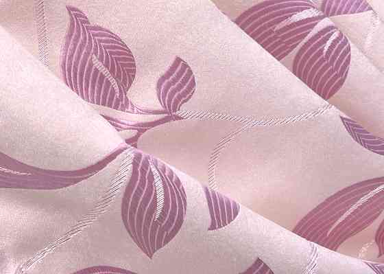 Комплект коротких штор VR-Textil Софт № 1158ш Рожевий 130х170 см 2шт (35-0418) Київ