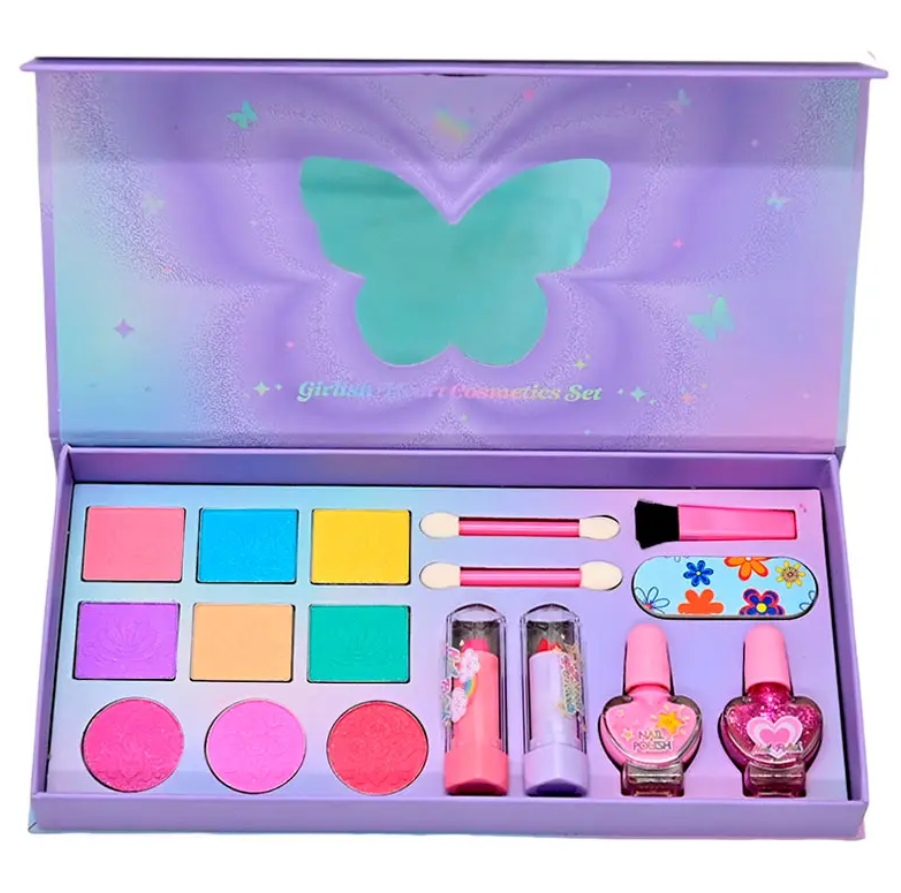 Набір косметики дзеркало тіні аплікатори 2 лака пилочка 2 блиску (SY 2226 A) Чернигов - изображение 3