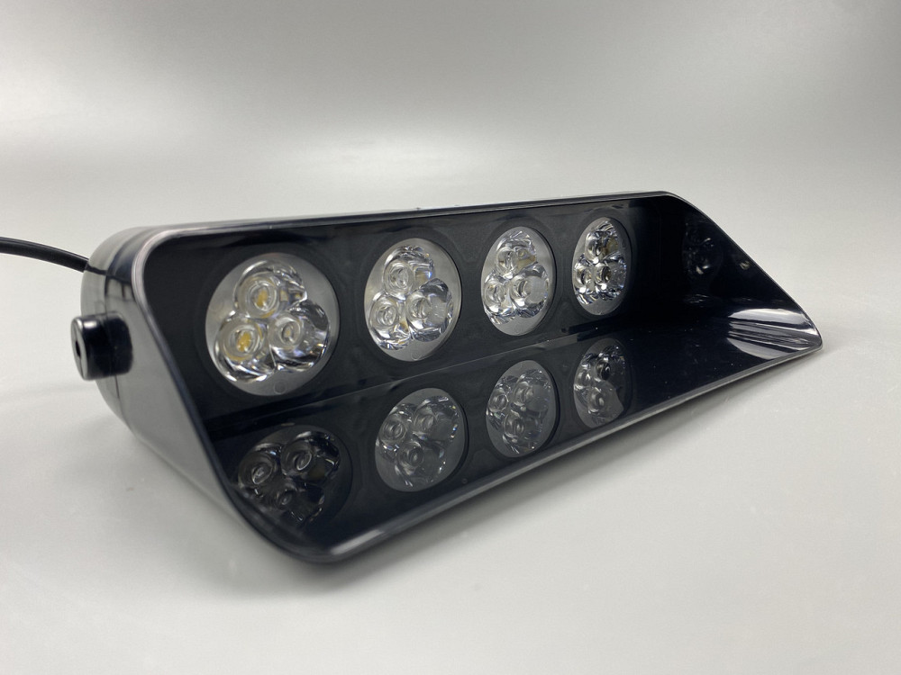 Маячок проблисковий S5 стробоскоп 9-80V 12 led діодів помаранчевий спалах під скло, світлодіодний стробоскоп Мукачево - фото 8