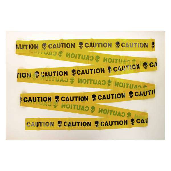 Лента Caution (Осторожно! Бойся!) на Хеллоуен и для приколов Киев - изображение 1