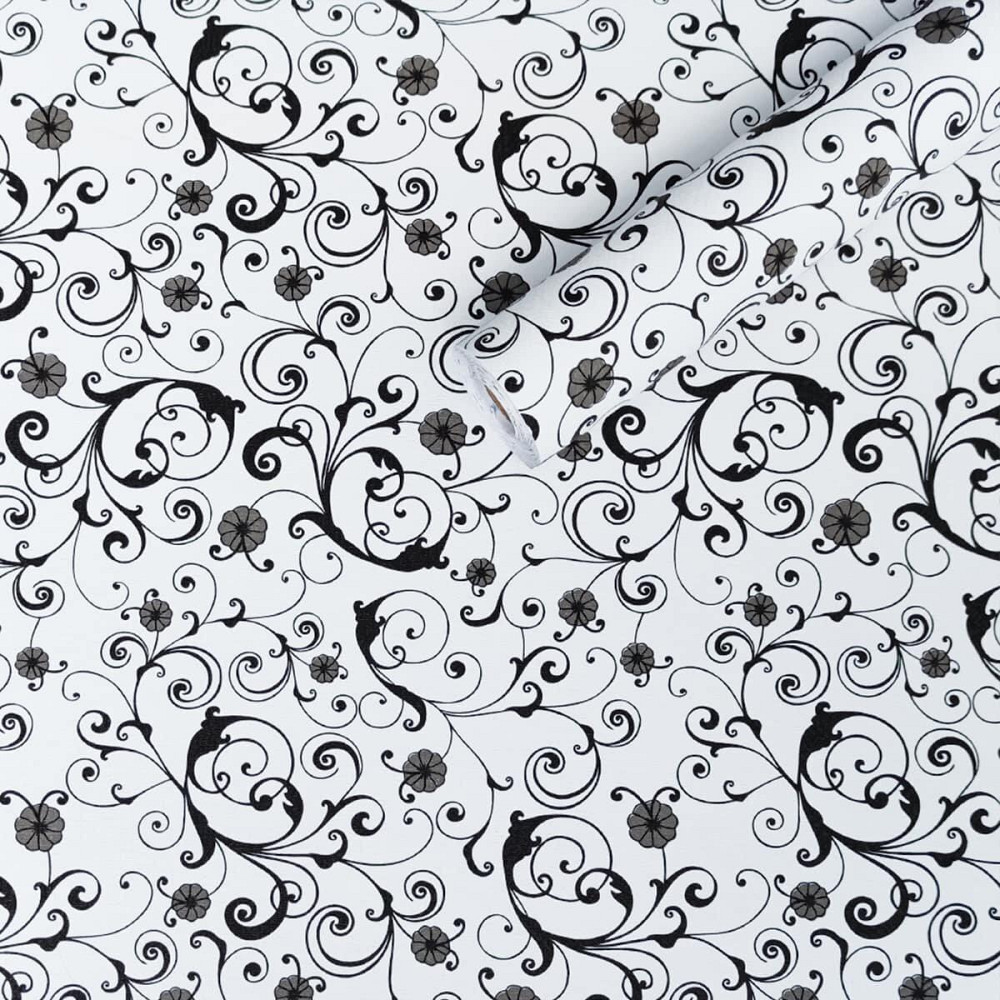 Самоклеящаяся пленка с белыми узорами Киев - изображение 1