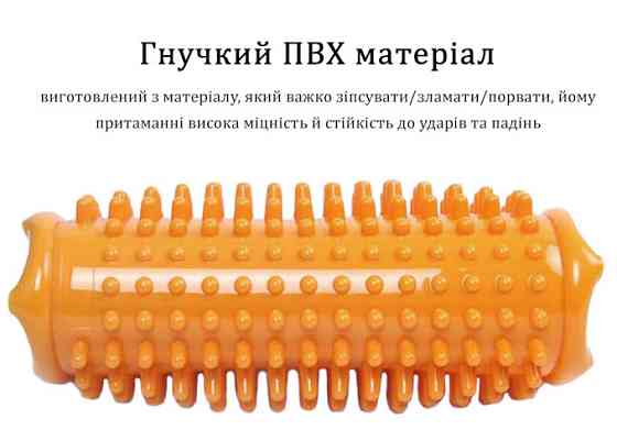 EasyFit Ортопедичний масажний килимок для стоп EasyFit Acupoint з шипами помаранчевий Коломыя