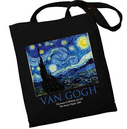 Екошопер BookOpt ВК4062 VAN GOGH «Зоряна ніч» Чорний Київ