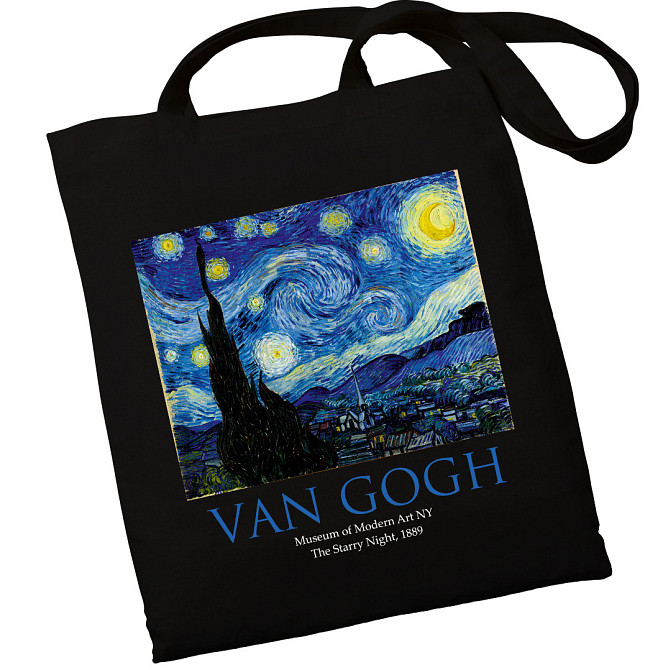 Екошопер BookOpt ВК4062 VAN GOGH «Зоряна ніч» Чорний Київ - фото 1