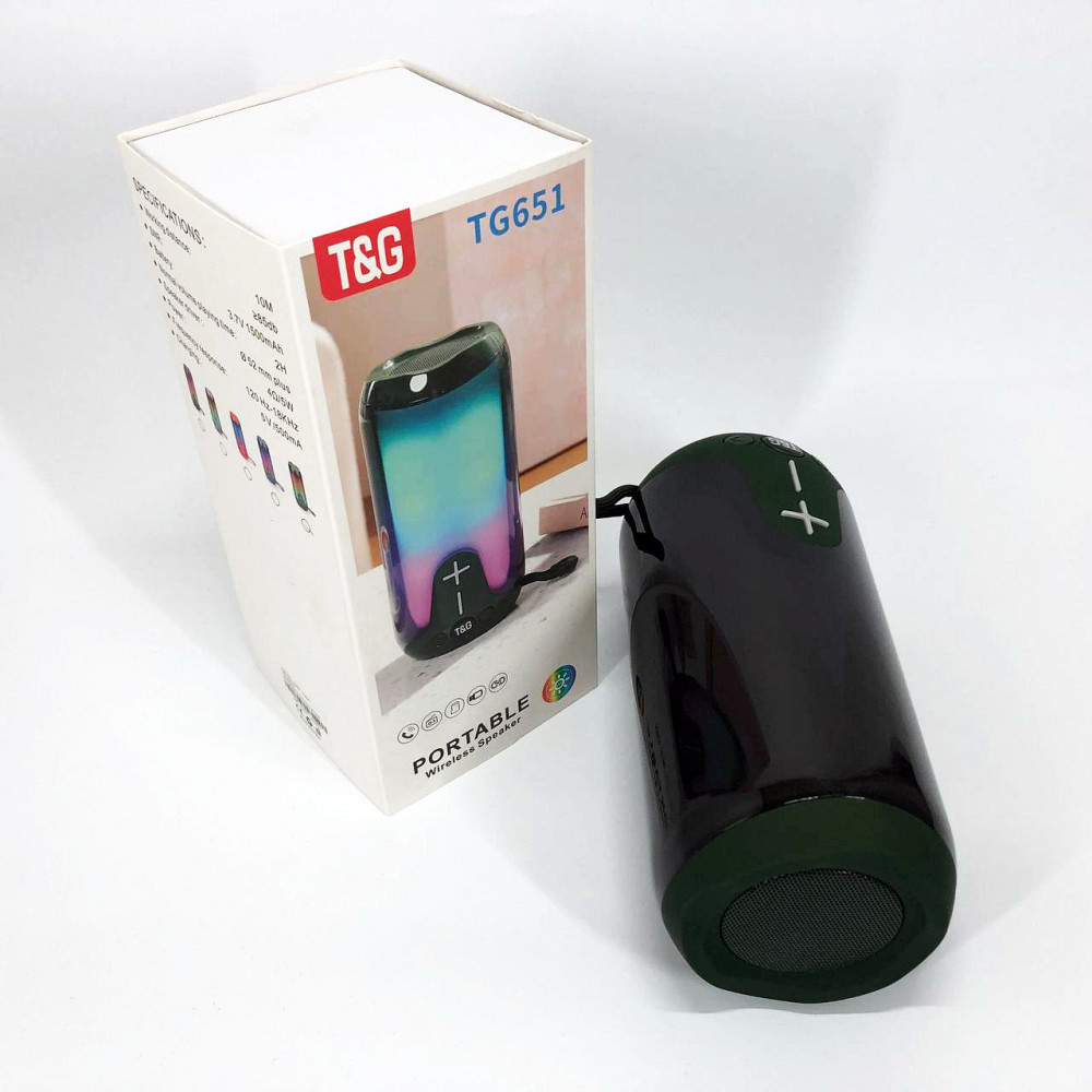 Bluetooth колонка з можливістю підключення флешки, Міні-колонки з підсвічуванням, Блютуз аудіо приймач VL-58 Львів - фото 6