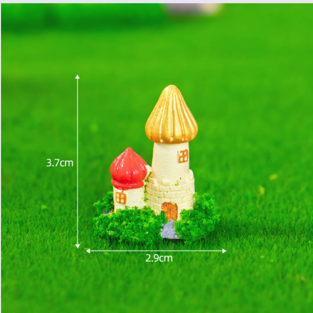 Миниатюрная фигурка Замок 3.7 х 2.9 см для мини-сада и хендмейда Одесса - изображение 1