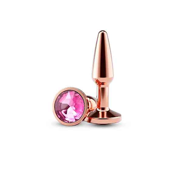 Анальна пробка NS Novelties Rear Assets — Tapered — Small — Rose Gold — Pink Sex Aura Київ