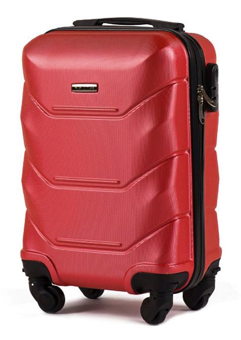Чемодан пластиковый WINGS 147 микро 51 см красный Киев - изображение 1