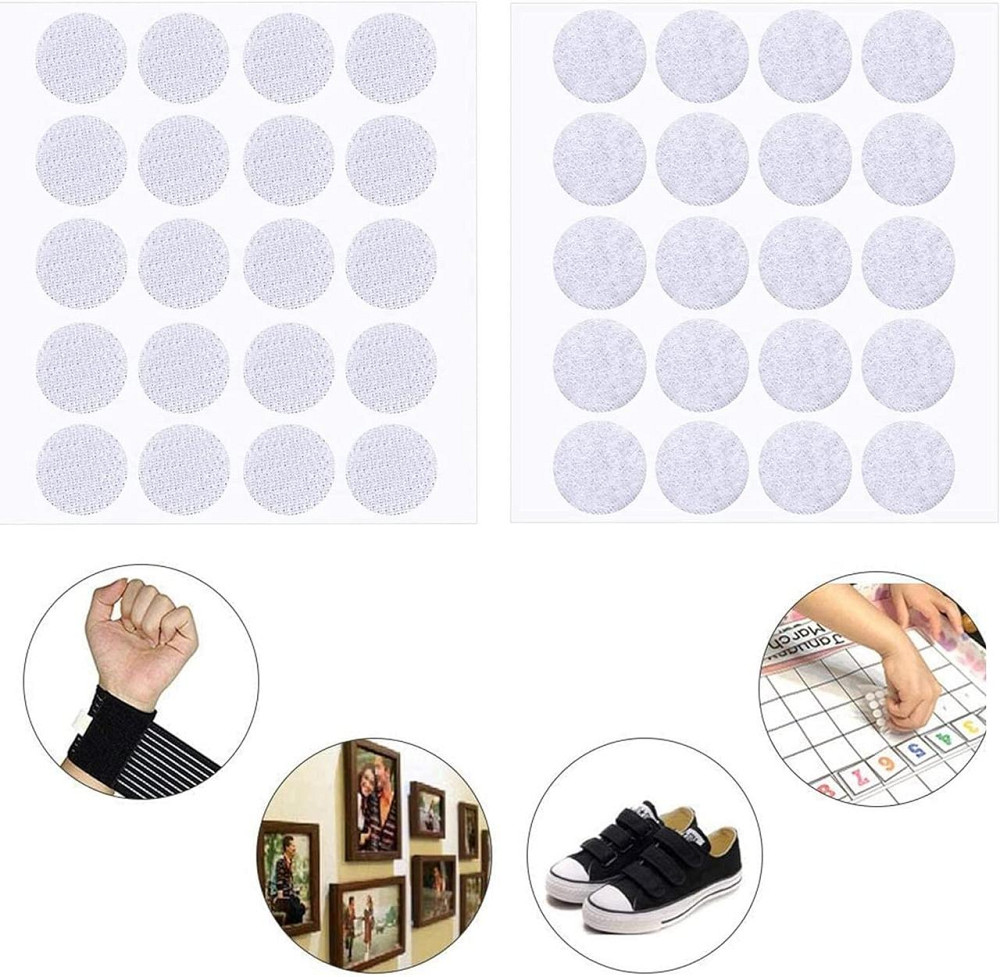 Белые липучки 15мм, 1000 пар для рукоделия Киев - изображение 9