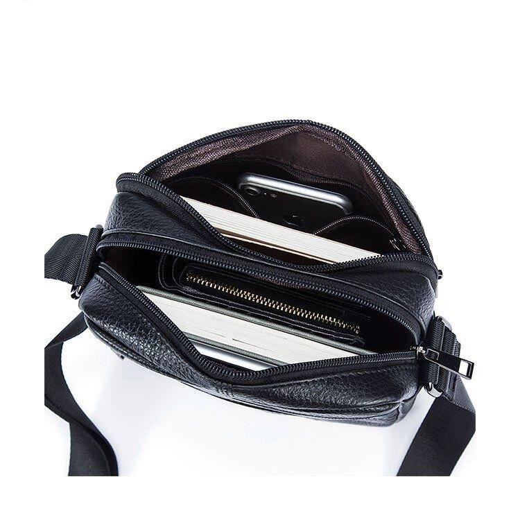 Сумка мужская флотар Черная (Vintage) Киев - изображение 4