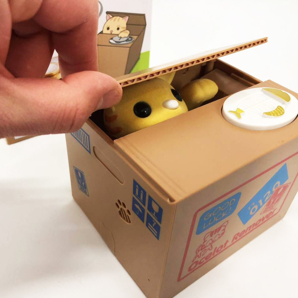 Дитяча сейф скарбничка злодюжка монет HU-103 у коробці Київ - фото 2