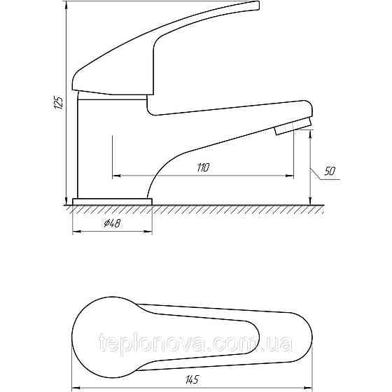 Змішувач для умивальника Globus Lux Solly GLSO-0401 Чернівці