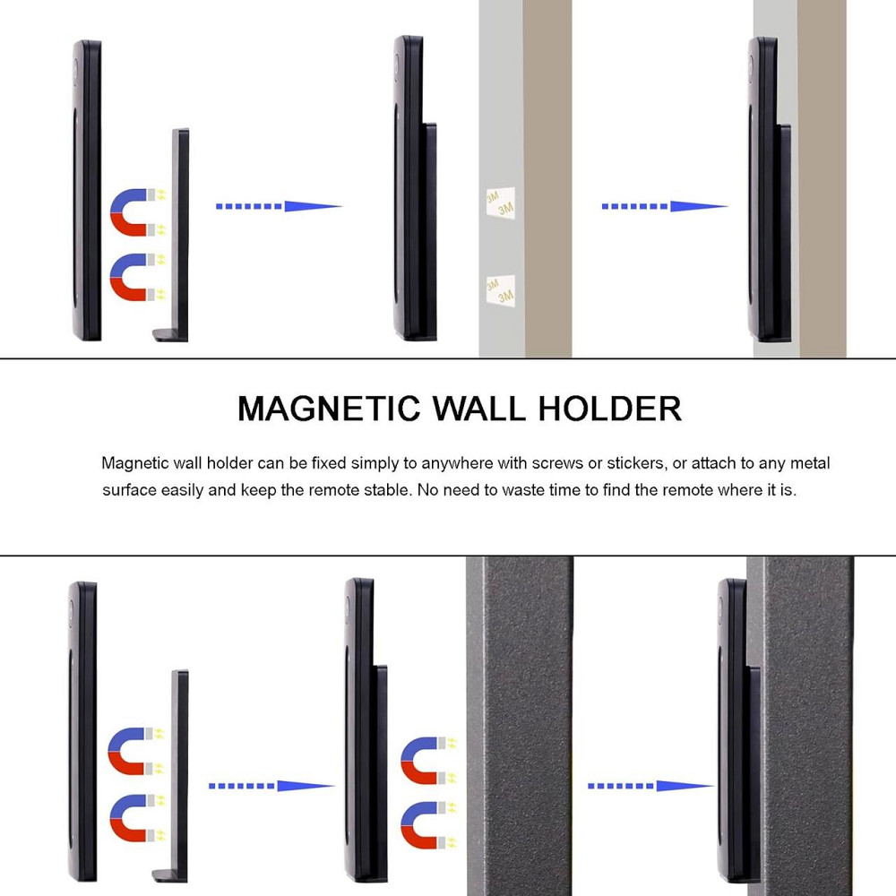 Димер OYLIT LED 5-36V 8A, RF 2.4GHz, сенсорний, без миготіння, з пультом, настінне магнітне кріплення Київ - фото 7