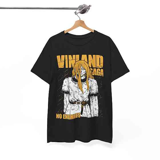 Футболка для мальчика аниме Винланд Сага Тхорфинн Но оверсайз (рост от 165 до 180 ) Черний AnimeJ0489m Днепр