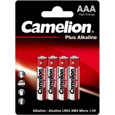 Батарейка Camelion AAA LR03 Plus Alkaline * 4 (LR03-BP4) Винница - изображение 1