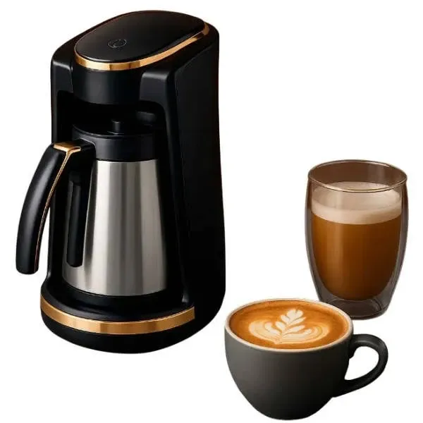 Кавоварка SK-09049 компактна 250 мл з двостороннім кавником, сенсорним керуванням та автовідключенням Одеса - фото 4