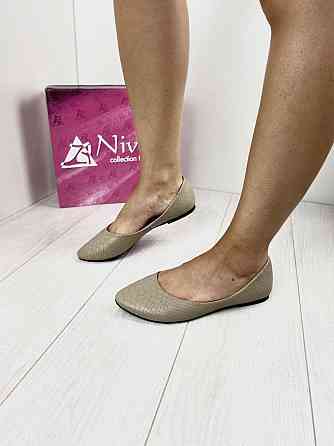 Nivelle Балетки жіночі NIVELLE 1267 капучіно дракон (весна-осінь, шкіра натуральна) (3448) Коломия