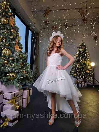 Нарядное белое платье на рост 134-146 Кривой Рог