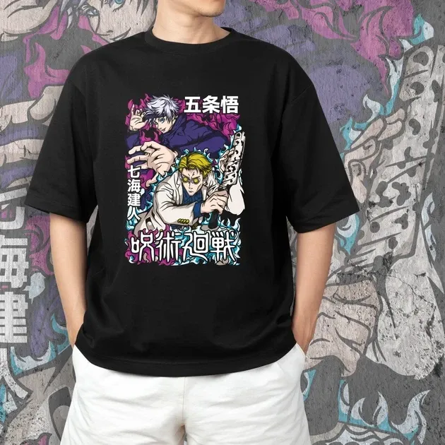 Футболка мужская с принтом Магическая Битва Сатору и Кенто Размер 48 Днепр - изображение 3