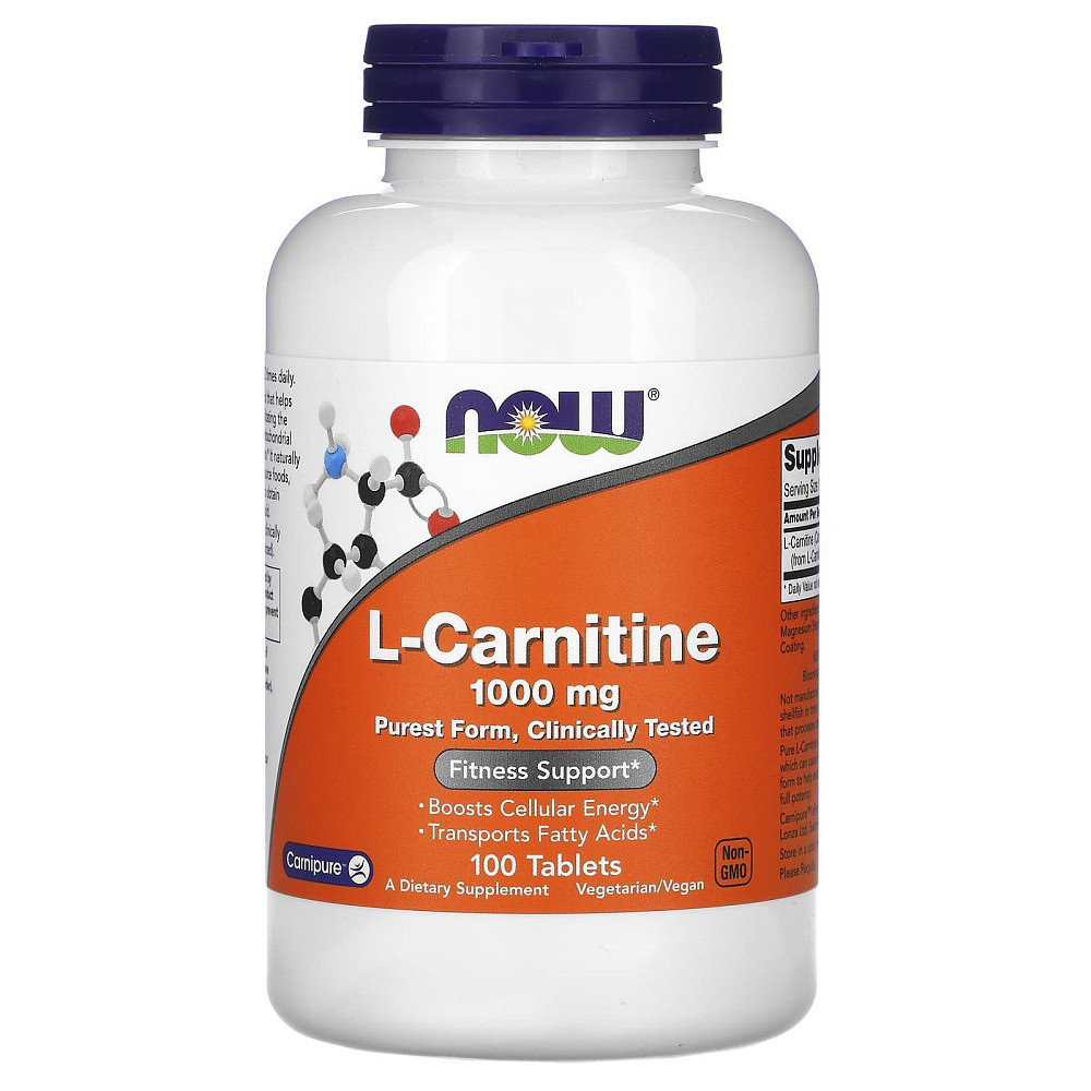 Л-Карнитин (L-Carnitine) 1000 мг 100 таблеток Київ - фото 1