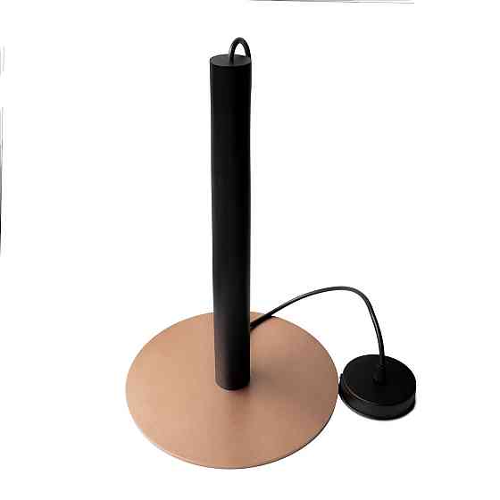 Светильник подвесной в стиле лофт MSK Electric Disk под лампу Е14 NL 26501 BK+CP черный+медь Киев